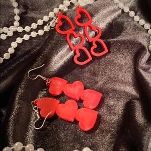 Heart Trio Earrings
